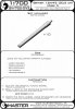 Master SM-700-043 British 12/45 (30.5 cm) Mark X barrels (10pcs) - Lord Nelson, Dreadnought, Bellerophon, Invincible and Indefatigable classes (1:700)